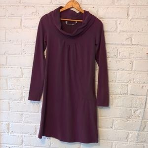 Athleta Wine Burgundy Lost River Cowl Neck Long Sleeve